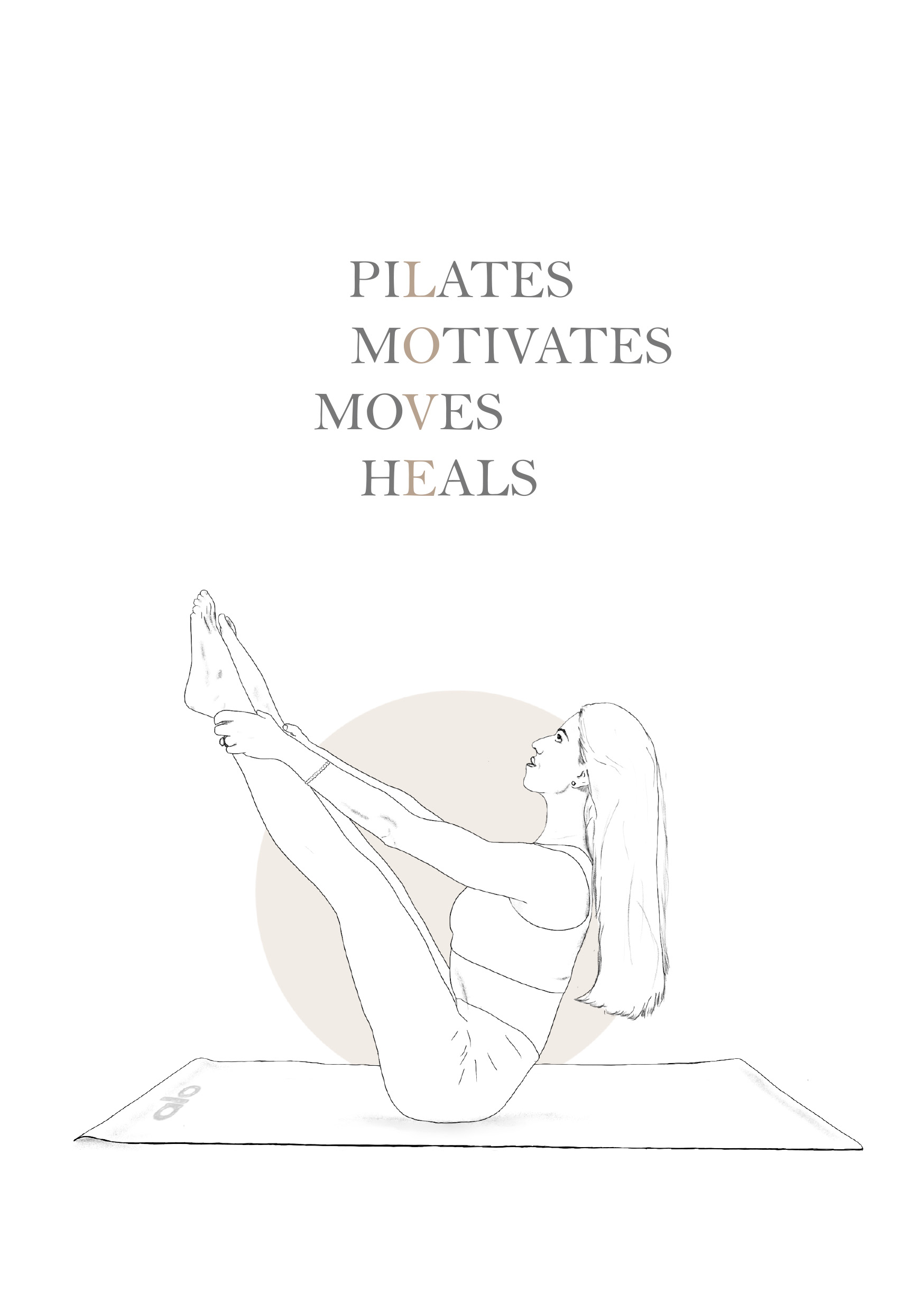 פילאטיס איור